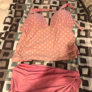 Pink Bathing Suit Set